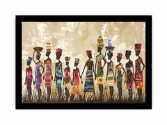 African tribe  Canvas Art Print