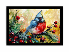 Sparrow Watercolor Canvas painting Print