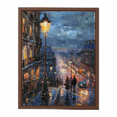 Paris Street Walk  Canvas Art Print