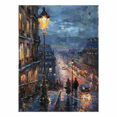 Paris Street Walk  Canvas Art Print