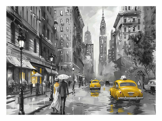 new York Street Canvas Art Print