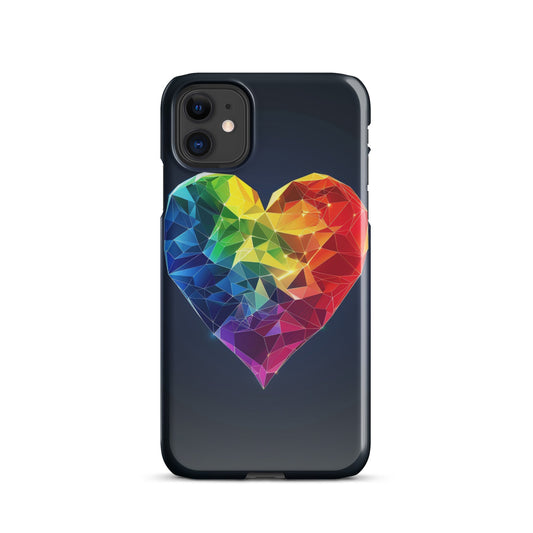 Ranbow Heart Phone case for iPhone