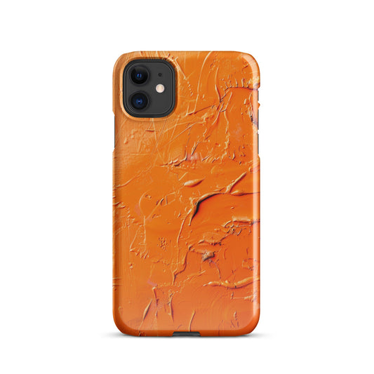 Orange Aastract Phone case for iPhone
