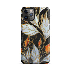 Stained Galss Leaves Phone case for iPhone