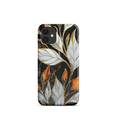 Stained Galss Leaves Phone case for iPhone