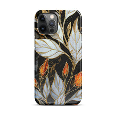 Stained Galss Leaves Phone case for iPhone