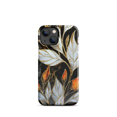 Stained Galss Leaves Phone case for iPhone