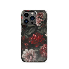Pink Red Floral Phone case for iPhone