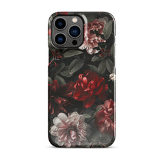 Pink Red Floral Phone case for iPhone