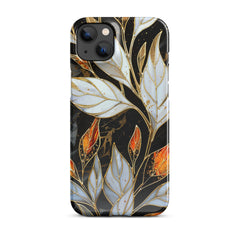 Stained Galss Leaves Phone case for iPhone