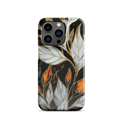 Stained Galss Leaves Phone case for iPhone