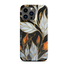 Stained Galss Leaves Phone case for iPhone