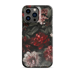 Pink Red Floral Phone case for iPhone
