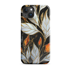 Stained Galss Leaves Phone case for iPhone