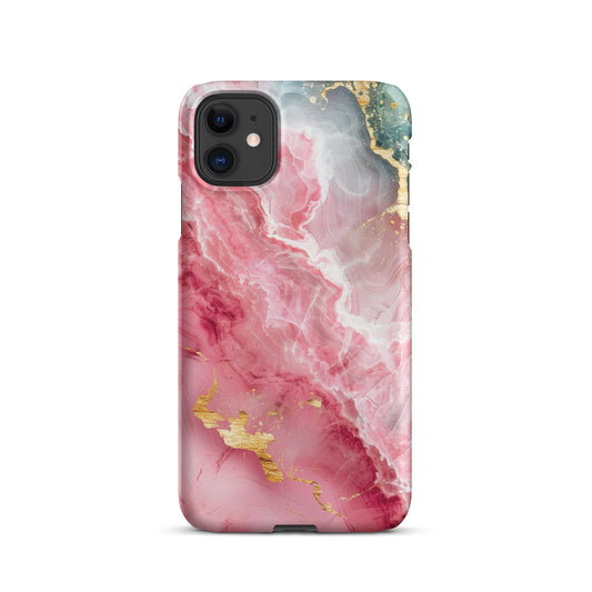 Pink Marble Phone case for iPhone