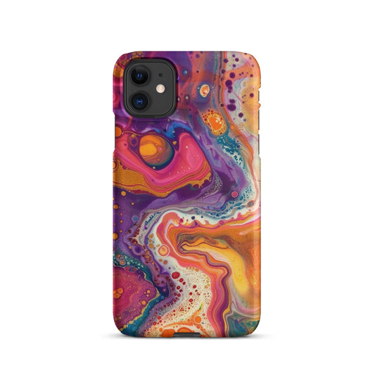 Rainbow Swirling Phone case for iPhone