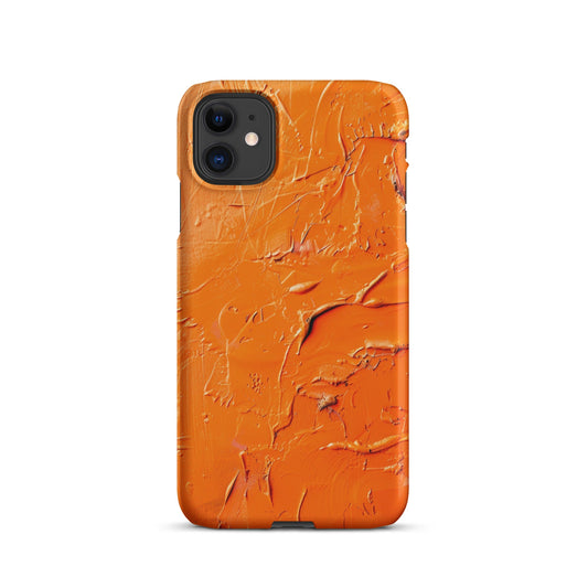 Orange Aastract Phone case for iPhone