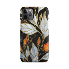 Stained Galss Leaves Phone case for iPhone