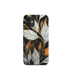Stained Galss Leaves Phone case for iPhone
