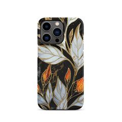 Stained Galss Leaves Phone case for iPhone