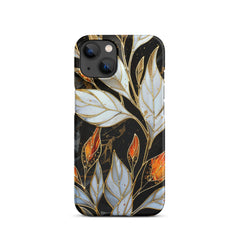Stained Galss Leaves Phone case for iPhone