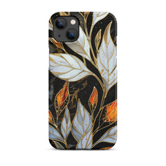 Stained Galss Leaves Phone case for iPhone