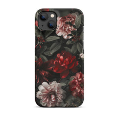 Pink Red Floral Phone case for iPhone