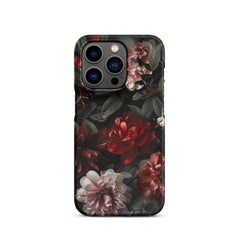 Pink Red Floral Phone case for iPhone