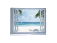 Beach Window Phuket Canvas Art Print