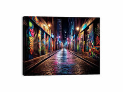 Graffiti Street Canvas Art Print