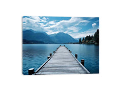 Calm Jetty Canvas Art Print