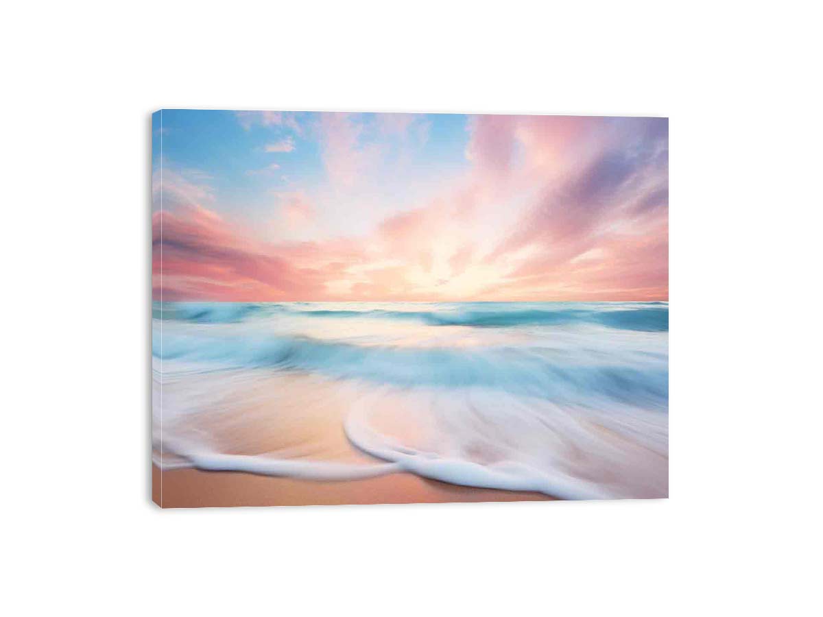 Serenity Sea Art Canvas Art Print