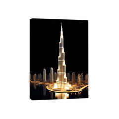 Burj Khalifa, Dubai Canvas Art Print