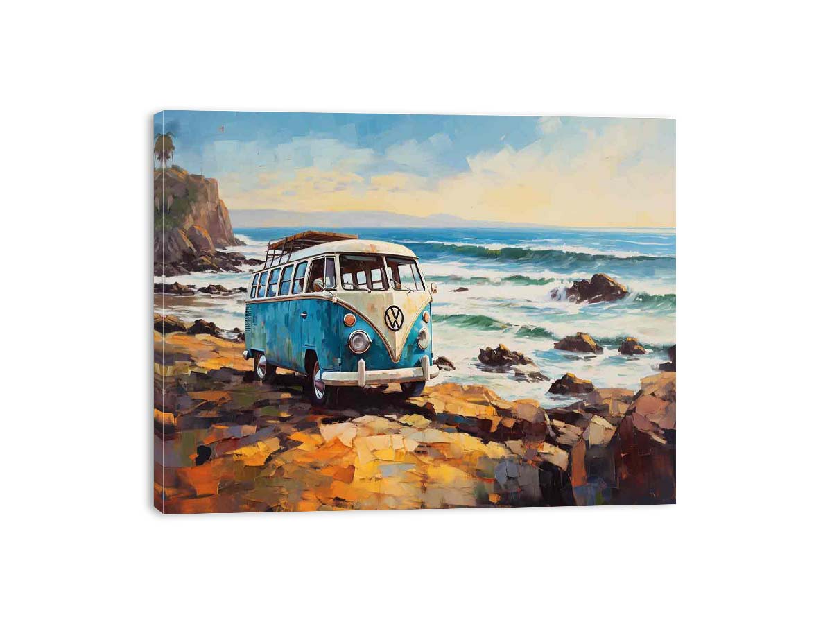 CAMPARVAN PARK Art Canvas Art Print