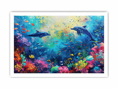 Underwater Love  Canvas Art Print