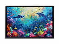 Underwater Love  Canvas Art Print