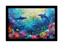 Underwater Love  Canvas Art Print