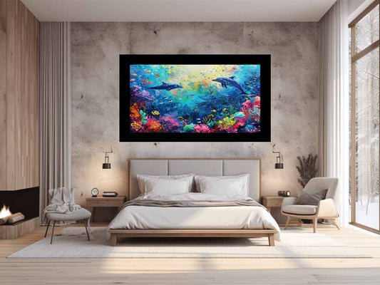 Underwater Love  Canvas Art Print