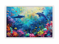 Underwater Love  Canvas Art Print