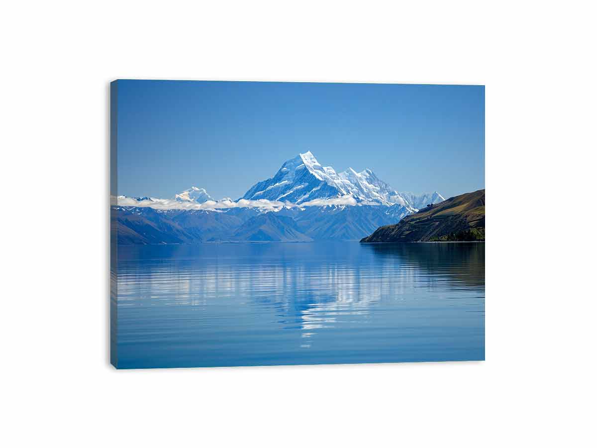 Snow landsacpe  Canvas Art Print