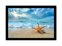 Starfish on Beach  Canvas Art Print