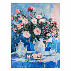 Teapot Canvas Painting Print