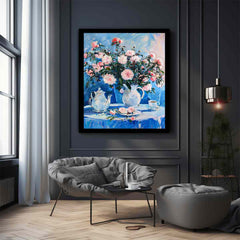 Teapot Canvas Painting Print