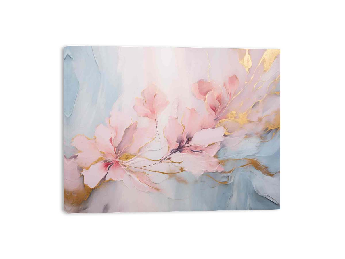Flower Fine Art marble  Canvas Art Print