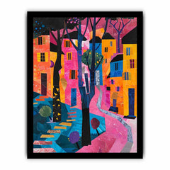 House Tree Canvas Art Print