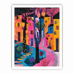 House Tree Canvas Art Print