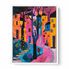 House Tree Canvas Art Print