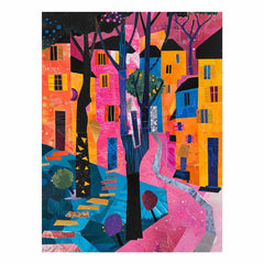 House Tree Canvas Art Print