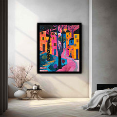 House Tree Canvas Art Print