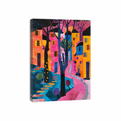 House Tree Canvas Art Print